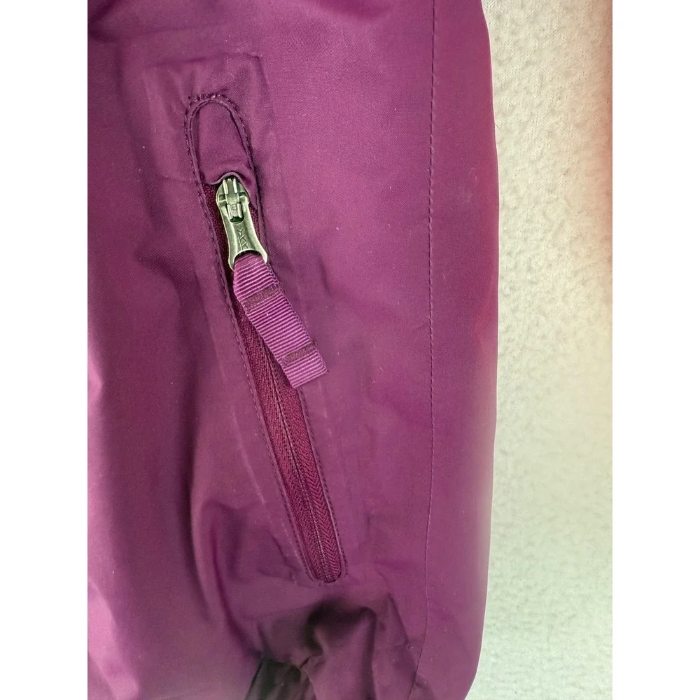 North Face HyVent Girls XL (18) Pink‎ Purple Hooded Waterproof Jacket